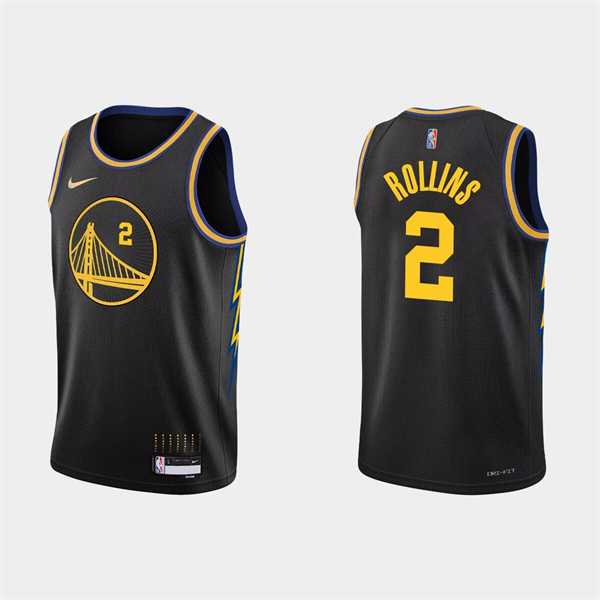 Golden State Warriors #2 Ryan Rollins 2022 Black Stitched Basketball Jersey Dzhi,We sell and wholesale Golden State Warriors #2 Ryan Rollins 2022 Black Stitched Basketball Jersey Dzhi on line form chian!